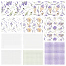 Watercolor Lavender Fat Quarter Bundle - 10 Pieces - ineedfabric.com