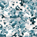 Watercolor Meadow Flowers Fabric - Blue - ineedfabric.com