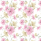 Watercolor Pastel Hibiscus Flowers Fabric - ineedfabric.com