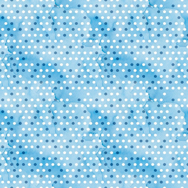 Watercolor Polka Dots on Grunge Fabric - ineedfabric.com
