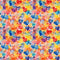 Watercolor Rainbow Hearts Pattern 11 Fabric - ineedfabric.com