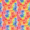 Watercolor Rainbow Hearts Pattern 5 Fabric - ineedfabric.com