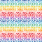 Watercolor Rainbow Hearts Pattern 8 Fabric - ineedfabric.com