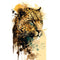 Watercolor Safari Leopard Fabric Panel - ineedfabric.com