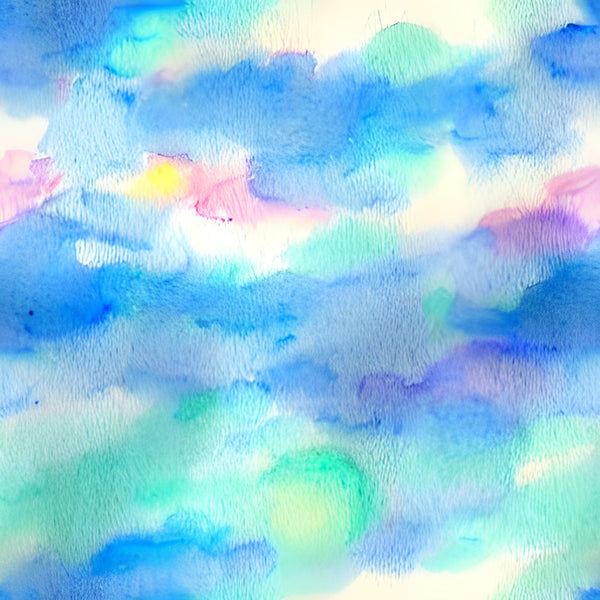 Watercolor Sky Fabric - ineedfabric.com