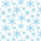 Watercolor Snowflakes Fabric - White - ineedfabric.com