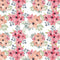 Watercolor Spring Cherry Blossom Fabric - ineedfabric.com