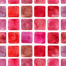 Watercolor Squares Fabric - Shades of Pink - ineedfabric.com