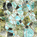 Watercolor Stained Glass 5 Fabric - ineedfabric.com