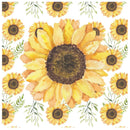 Watercolor Sunflower Allover Pillow Panels - ineedfabric.com