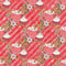 Watercolor Sweet Christmas Pattern 12 Fabric - ineedfabric.com