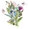 Watercolor Thistles & Wildflowers Variation