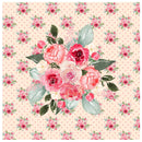 Watercolor Valentine Roses Pillow Fabric Panels - ineedfabric.com