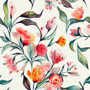 Watercolor Vintage Floral Pattern 8 Fabric - ineedfabric.com