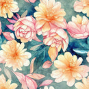 Watercolor Vintage Floral Pattern 9 Fabric - ineedfabric.com