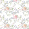 Watercolor Wildflower Bouquets Fabric - ineedfabric.com