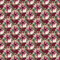 Watercolor Wildflower Clusters Fabric - Burgundy - ineedfabric.com