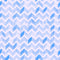 Watercolor Zigzag - Azure Blue Fabric - ineedfabric.com