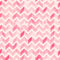 Watercolor Zigzag - Queen Pink Fabric - ineedfabric.com