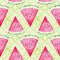 Watermelon Slices on Connected Rings Fabric - ineedfabric.com