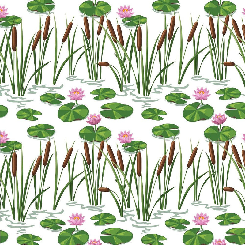 Wetland Plants Fabric - ineedfabric.com