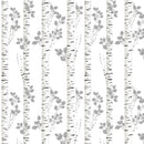 White Birch Trees Fabric - ineedfabric.com