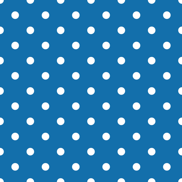 White Dots Fabric - Blue - ineedfabric.com