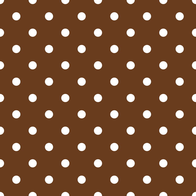 White Dots Fabric - Chocolate - ineedfabric.com