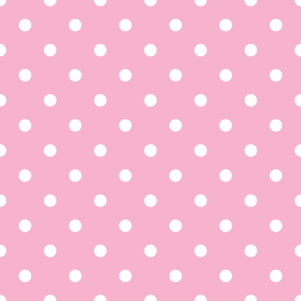 White Dots Fabric - Cupid Pink - ineedfabric.com
