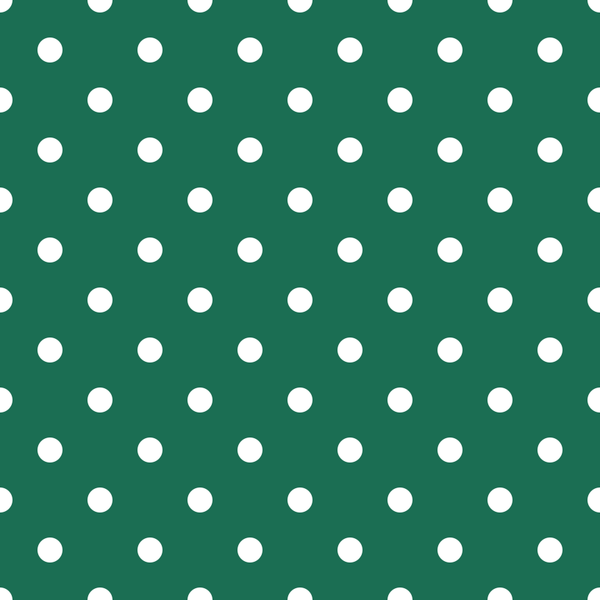 White Dots Fabric - Hunter Green - ineedfabric.com
