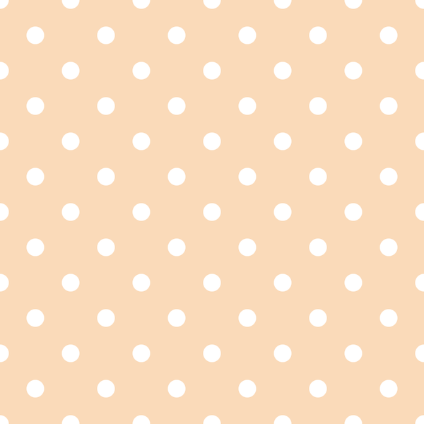 White Dots Fabric - Pizazz Peach - ineedfabric.com