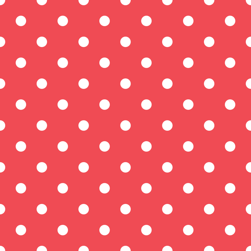 White Dots Fabric - Red - ineedfabric.com