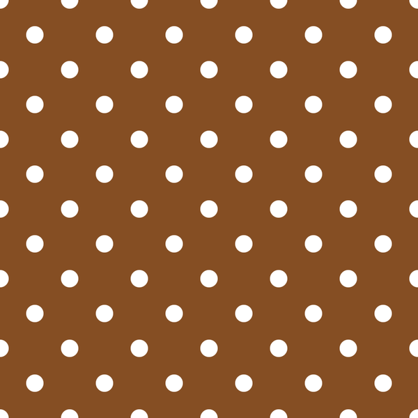 White Dots Fabric - Russet - ineedfabric.com