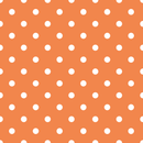 White Dots Fabric - Soft Orange - ineedfabric.com