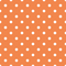 White Dots Fabric - Soft Orange - ineedfabric.com
