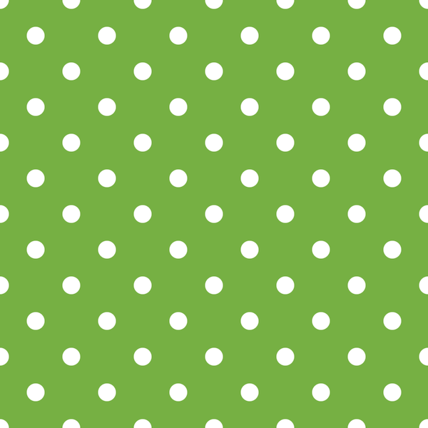 White Dots Fabric - Spring Green - ineedfabric.com