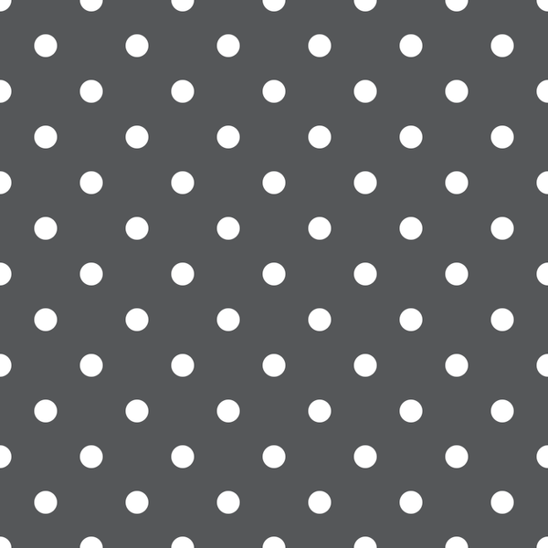 White Dots Fabric - Steel Gray - ineedfabric.com