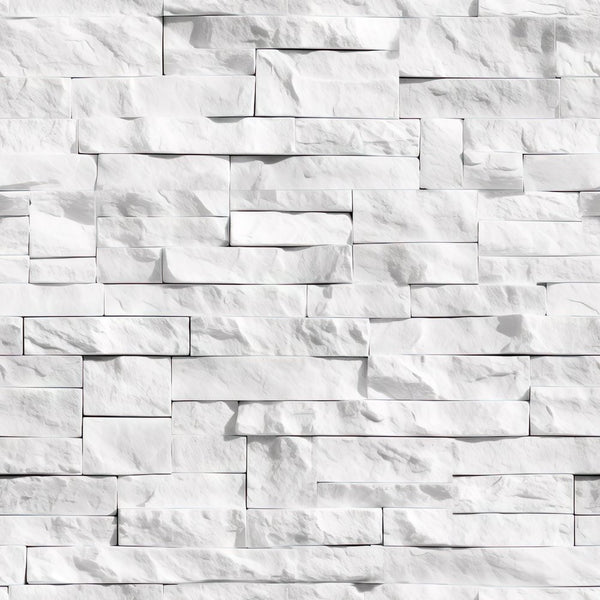 White Stone Texture Pattern 5 Fabric - ineedfabric.com