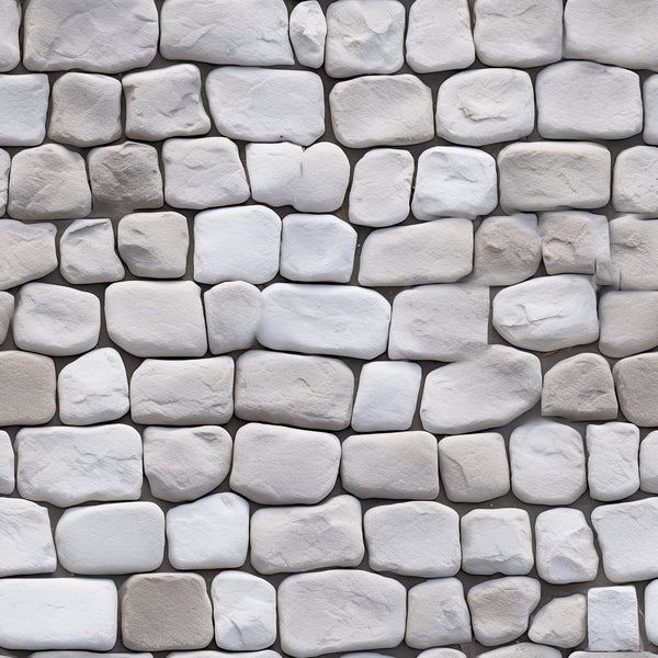 White Stone Texture Pattern 7 Fabric - ineedfabric.com