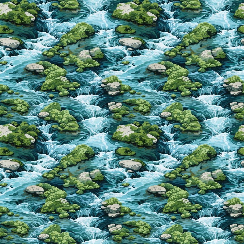 White Water Riverbed Fabric - ineedfabric.com