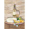 White Wine & Cheese Charcuterie Board Fabric Panel - Variation 2 - ineedfabric.com