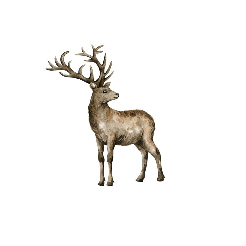 Wild Deer Fabric Panel - ineedfabric.com