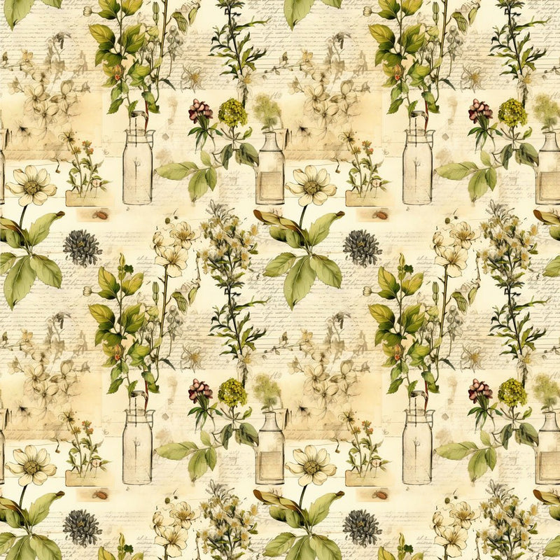 Wild Earth Apothecary Pattern 6 Fabric - ineedfabric.com