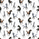 Wild Horses Running Fabric - ineedfabric.com