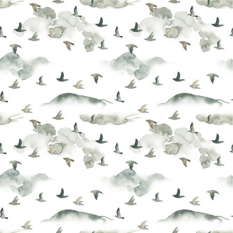 Wild Pinery Birds Fabric - ineedfabric.com