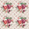 Wildflower Bouquet & Filigree Fabric - Champagne - ineedfabric.com