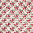 Wildflower Bouquets & Hearts Fabric - Champagne - ineedfabric.com