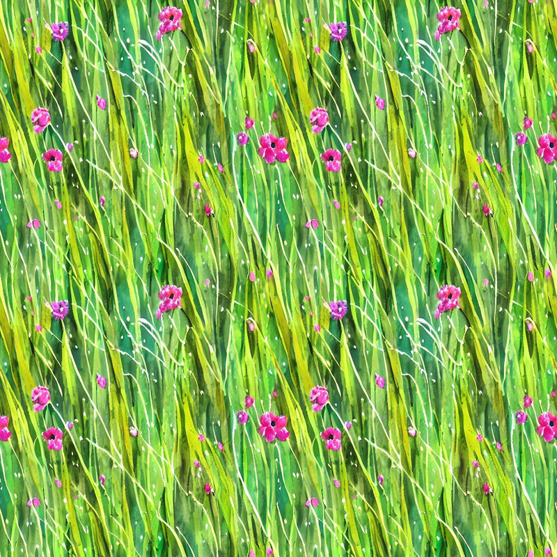 Wildflowers Field Fabric - ineedfabric.com