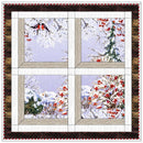Window to the World, Winter Birds Quilt Kit - 40" x 40" - ineedfabric.com