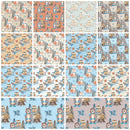 Winter Animals Fat Quarter Bundle - 14 Pieces - ineedfabric.com